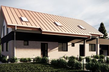  Projekt domu uA215 (WCB1314) - projekt domu parterowego z poddaszem - Zdjęcie 5