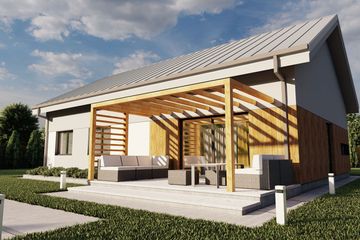  Projekt domu uA246 (WCB1320) - projekt domu parterowego - Zdjęcie 1