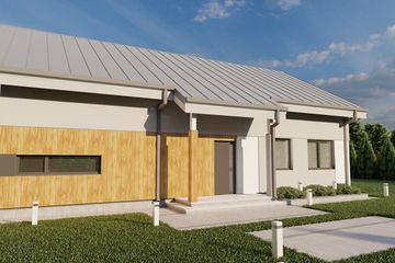  Projekt domu uA246 (WCB1320) - projekt domu parterowego - Zdjęcie 3