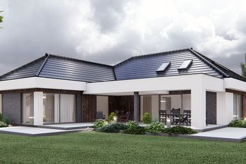  Projekt domu uA237 (WCB1318) - projekt domu parterowego - Zdjęcie 3