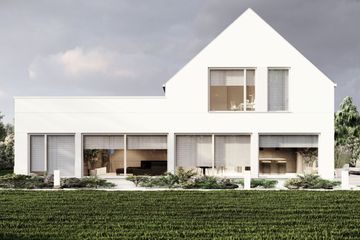  Projekt domu uA263 (WCB1321) - projekt domu parterowego z poddaszem - Zdjęcie 1