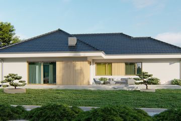  Projekt domu uA227 (WCB1323) - projekt domu parterowego - Zdjęcie 4