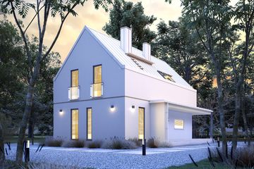  Projekt domu Malutki 8 (BSA2307) - projekt domu parterowego z poddaszem - Zdjęcie 2