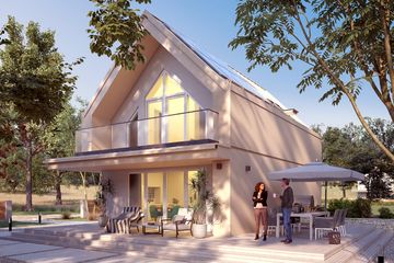  Projekt domu Malutki 8 (BSA2307) - projekt domu parterowego z poddaszem - Zdjęcie 4