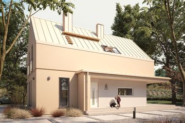  Projekt domu Malutki 8 (BSA2307) - projekt domu parterowego z poddaszem - Zdjęcie 1