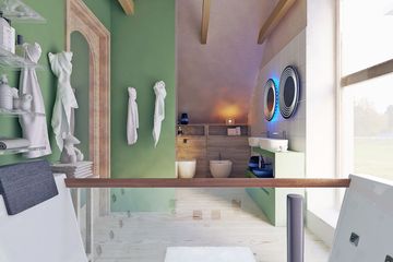  Projekt domu Sobota z garażem 1-st. [A1] (WRF2323) - projekt domu parterowego z poddaszem - Zdjęcie 12