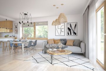  Projekt domu Rodzinek (WOF1157) - projekt domu parterowego z poddaszem - Zdjęcie 7