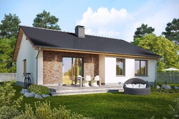  Projekt domu Fama (WRN1523) - projekt domu parterowego - Zdjęcie 2
