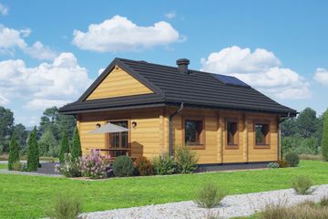  Projekt domu Miłków 15 dw (KRP2542) - projekt domu parterowego - Zdjęcie 2