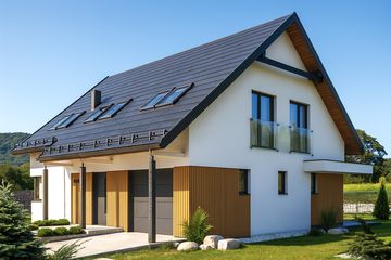  Projekt domu HG-C11a (KRM1097) - projekt domu parterowego z poddaszem - Zdjęcie 2