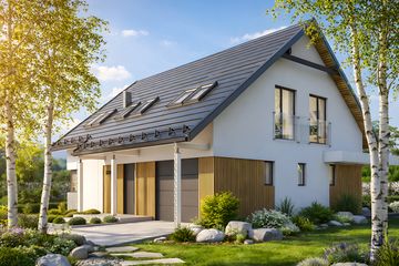  Projekt domu HG-C11a (KRM1097) - projekt domu parterowego z poddaszem - Zdjęcie 3