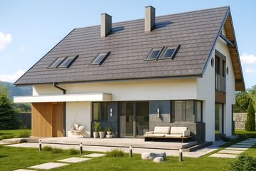  Projekt domu HG-C11a (KRM1097) - projekt domu parterowego z poddaszem - Zdjęcie 4