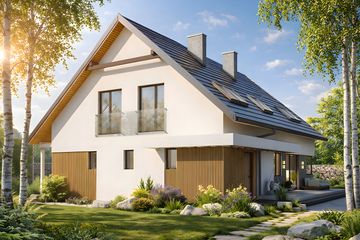  Projekt domu HG-C11a (KRM1097) - projekt domu parterowego z poddaszem - Zdjęcie 4