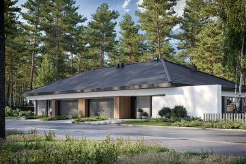  Projekt domu HomeKoncept 97 B G2 (KRX1167) - projekt domu parterowego - Zdjęcie 4