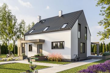  Projekt domu Sambor As (1762) (KRD2890) - projekt domu parterowego z poddaszem - Zdjęcie 1