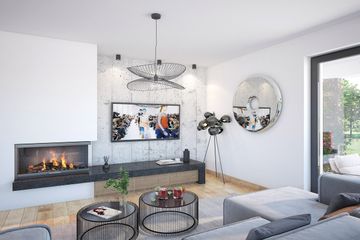  Projekt domu Lungo 4 modern s2 (WOF1159) - projekt domu parterowego z poddaszem - Zdjęcie 9