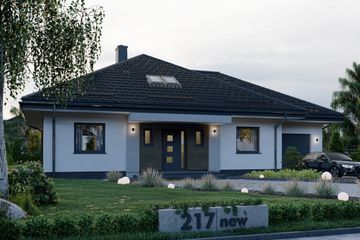  Projekt domu APS 217 NEW (LUA1561) - projekt domu parterowego - Zdjęcie 3