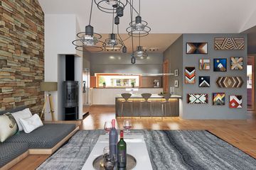  Projekt domu Kocanka z garażem 1-st. [A] (WRF2328) - projekt domu parterowego - Zdjęcie 7