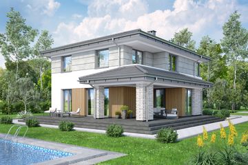  Projekt domu Fresco 3 (WOF1160) - projekt domu z pełnym piętrem - Zdjęcie 3