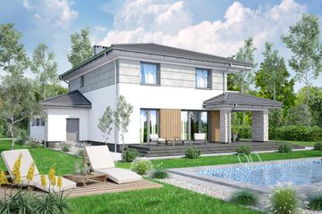  Projekt domu Fresco 3 (WOF1160) - projekt domu z pełnym piętrem - Zdjęcie 4