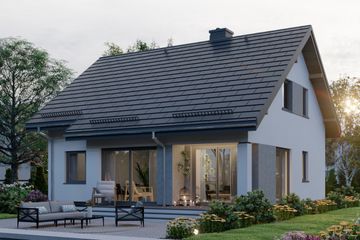  Projekt domu APS 206 wariant 2 (LUA1538) - projekt domu parterowego z poddaszem - Zdjęcie 3