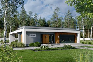 Projekt domu EG-83 (WWB1105) - projekt domu parterowego - Zdjęcie 2
