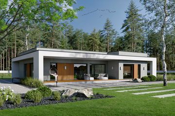  Projekt domu EG-83 (WWB1105) - projekt domu parterowego - Zdjęcie 1