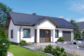  Projekt domu APS 244 + G (LUA1539) - projekt domu parterowego - Zdjęcie 6