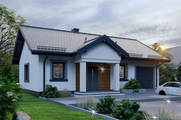  Projekt domu APS 244 + G (LUA1539) - projekt domu parterowego - Zdjęcie 3