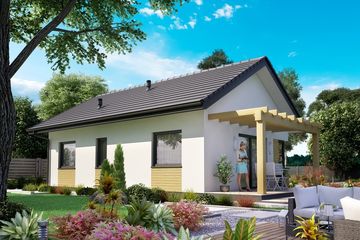  Projekt domu KA131 (PKT1203) - projekt domu parterowego - Zdjęcie 2