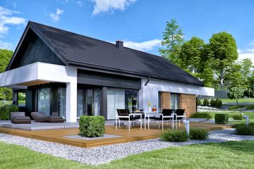  Projekt domu Homekoncept 44 Ytong (KRX1170) - projekt domu parterowego - Zdjęcie 3