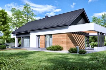  Projekt domu Homekoncept 44 Ytong (KRX1170) - projekt domu parterowego - Zdjęcie 4