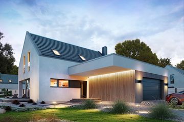  Projekt domu Nela 3 (BSE1205) - projekt domu parterowego z poddaszem - Zdjęcie 1
