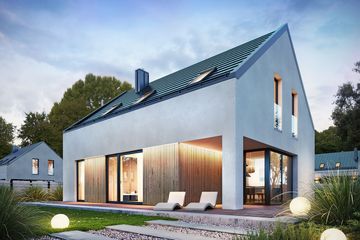  Projekt domu Nela 3 (BSE1205) - projekt domu parterowego z poddaszem - Zdjęcie 2