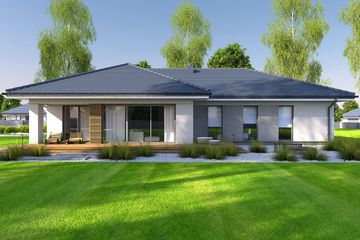  Projekt domu DomPasja 59 (BBE1049) - projekt domu parterowego - Zdjęcie 3