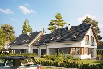  Projekt domu Bartek Duolit (1741) (KRD2892) - projekt domu parterowego z poddaszem - Zdjęcie 1