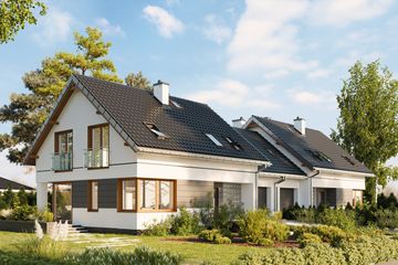  Projekt domu Bartek Duolit (1741) (KRD2892) - projekt domu parterowego z poddaszem - Zdjęcie 5