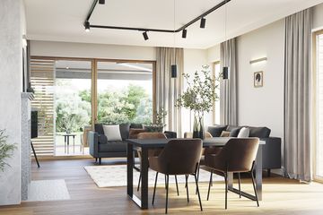  Projekt domu E-285 (WAX1207) - projekt domu parterowego z poddaszem - Zdjęcie 5