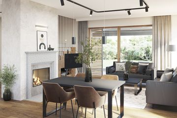  Projekt domu E-285 (WAX1207) - projekt domu parterowego z poddaszem - Zdjęcie 6