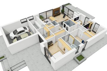  Projekt domu Simon III G2 (wiązary) energo (WRC2778) - projekt domu parterowego - Zdjęcie 2