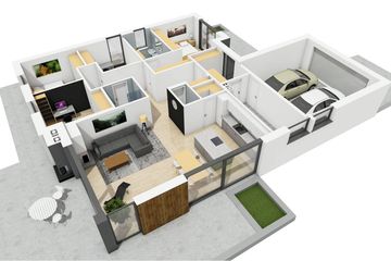  Projekt domu Simon III G2 (wiązary) energo (WRC2778) - projekt domu parterowego - Zdjęcie 3