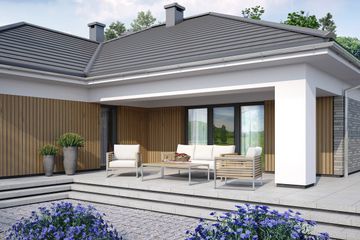  Projekt domu Aloes 2 (WOF1162) - projekt domu parterowego - Zdjęcie 5