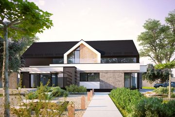  Projekt domu Senimona 4z2 (KKF1032) - projekt domu parterowego z poddaszem - Zdjęcie 2