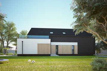  Projekt domu Senimona 4z2 (KKF1032) - projekt domu parterowego z poddaszem - Zdjęcie 3