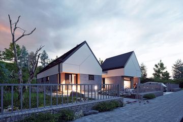  Projekt domu Chmiel z garażem 1-st. [A] (WRF2330) - projekt domu parterowego - Zdjęcie 4