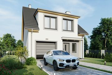  Projekt domu Gilbert 6 (WRD3047) - projekt domu parterowego z poddaszem - Zdjęcie 3