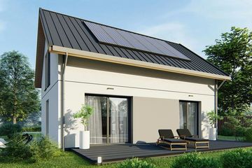  Projekt domu Riki 70 klasyk (WRD3038) - projekt domu parterowego z poddaszem - Zdjęcie 1