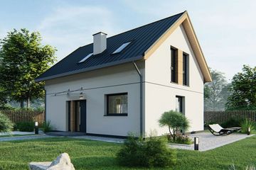  Projekt domu Riki 70 klasyk (WRD3038) - projekt domu parterowego z poddaszem - Zdjęcie 3