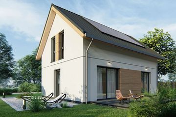  Projekt domu Riki 70 klasyk (WRD3038) - projekt domu parterowego z poddaszem - Zdjęcie 4