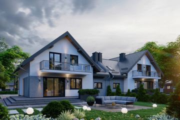  Projekt domu APS 237 wariant 2 (LUA1543) - projekt domu parterowego z poddaszem - Zdjęcie 4